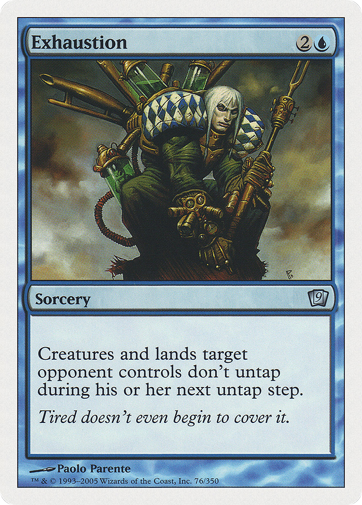 Exhaustion (9ED-076) [9th Edition] Foil MTG Single Wizards of the Coast