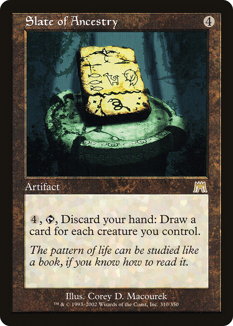 Slate of Ancestry (ONS-310) [Onslaught] Foil MTG Single Wizards of the Coast