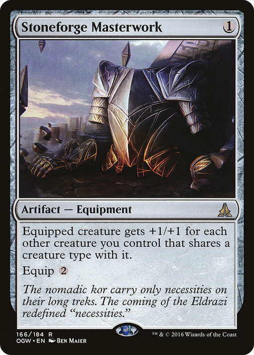 Stoneforge Masterwork (OGW-166) [Oath of the Gatewatch] MTG Single Wizards of the Coast
