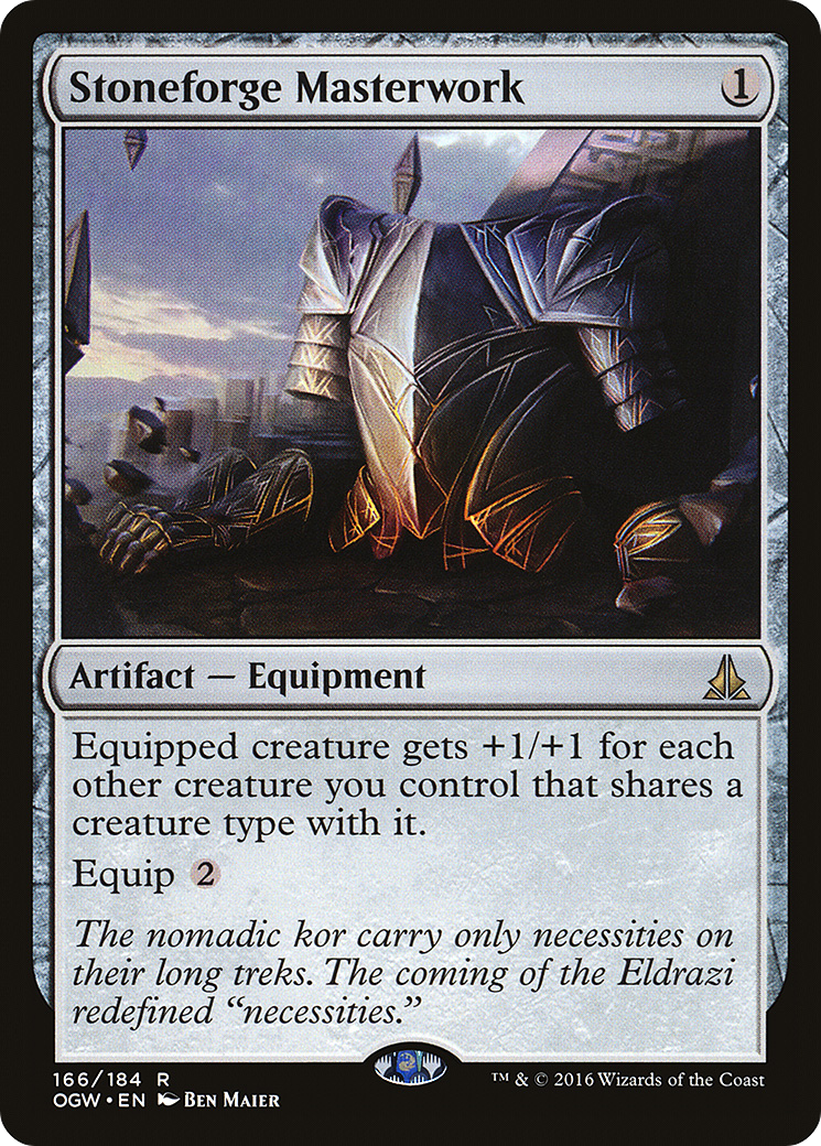 Stoneforge Masterwork (OGW-166) [Oath of the Gatewatch] Foil MTG Single Wizards of the Coast
