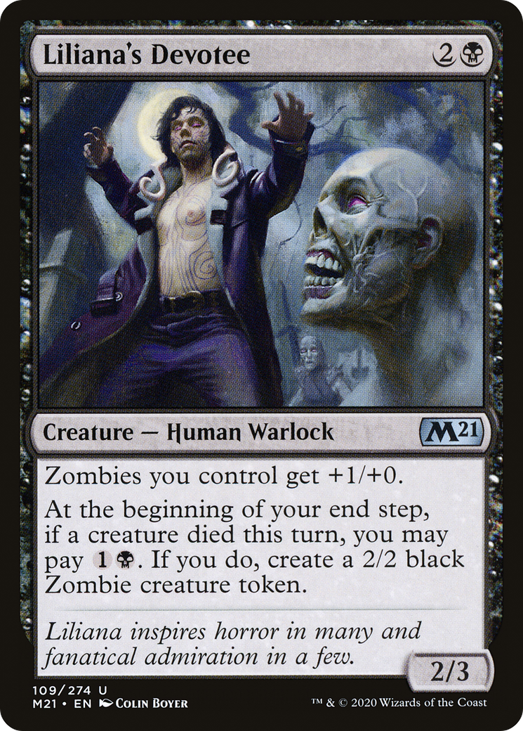 Liliana's Devotee (M21-109) [Core Set 2021] Foil MTG Single Wizards of the Coast