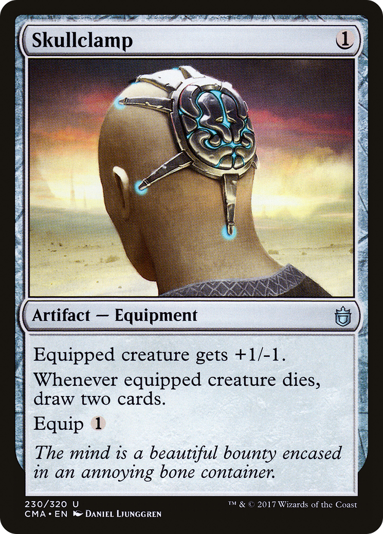 Skullclamp (CMA-230) [Commander Anthology] MTG Single Wizards of the Coast