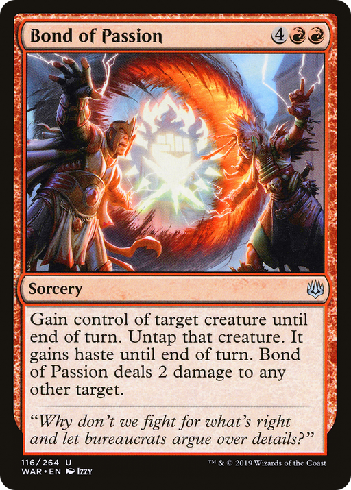 Bond of Passion (WAR-116) [War of the Spark] MTG Single Wizards of the Coast