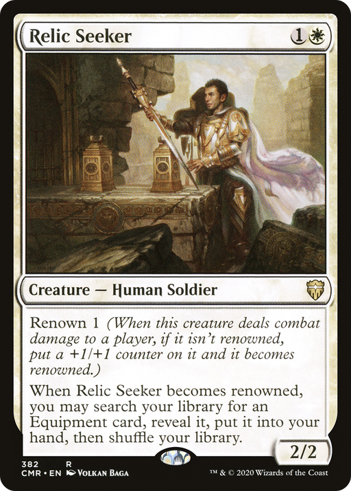 Relic Seeker (CMR-382) [Commander Legends] MTG Single Wizards of the Coast