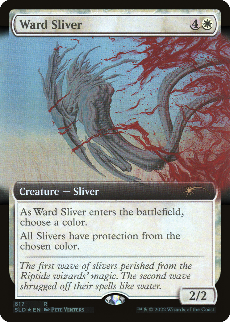 Ward Sliver (SLD-617) [Secret Lair] Drop (Extended Art) Foil MTG Single Wizards of the Coast