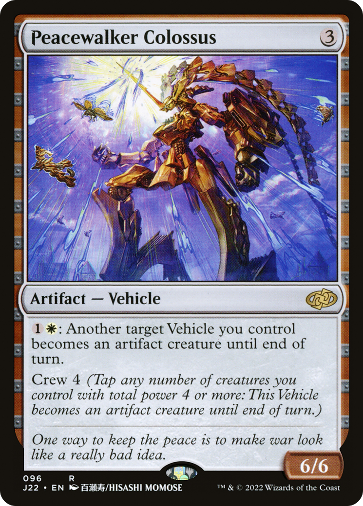 Peacewalker Colossus (J22-096) [Jumpstart 2022] MTG Single Wizards of the Coast