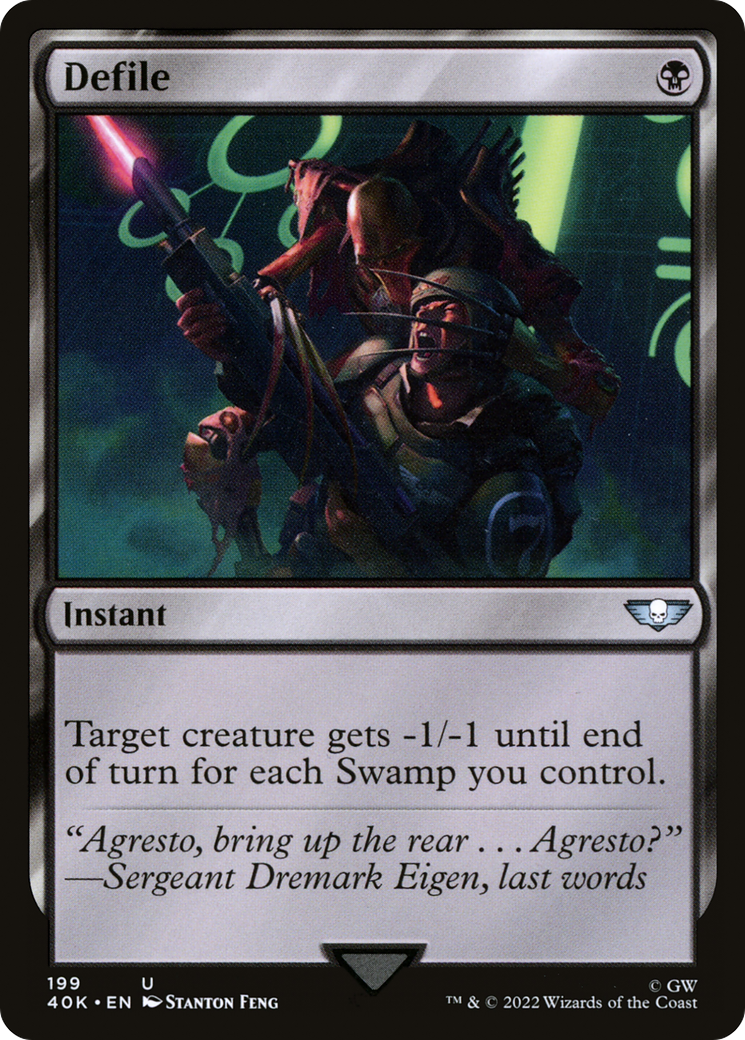 Defile (40K-199) [Warhammer 40,000 Commander] MTG Single Wizards of the Coast