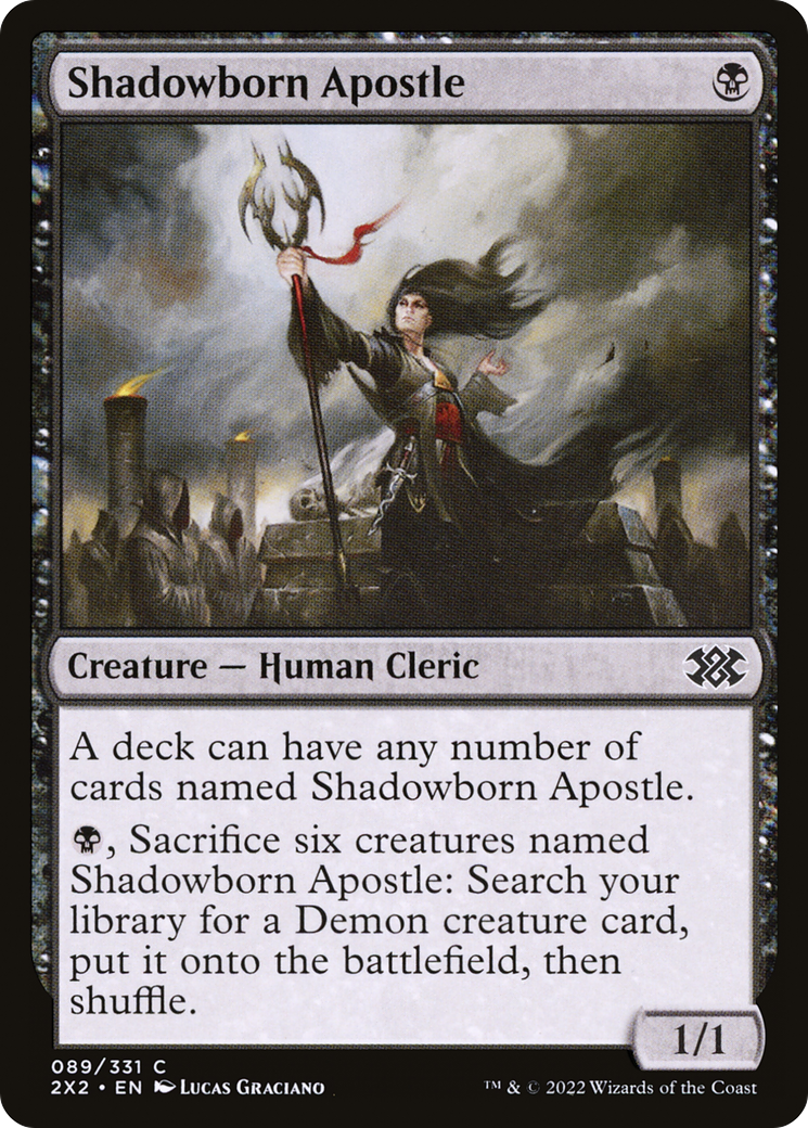 Shadowborn Apostle [Double Masters 2022] MTG Single Magic: The Gathering
