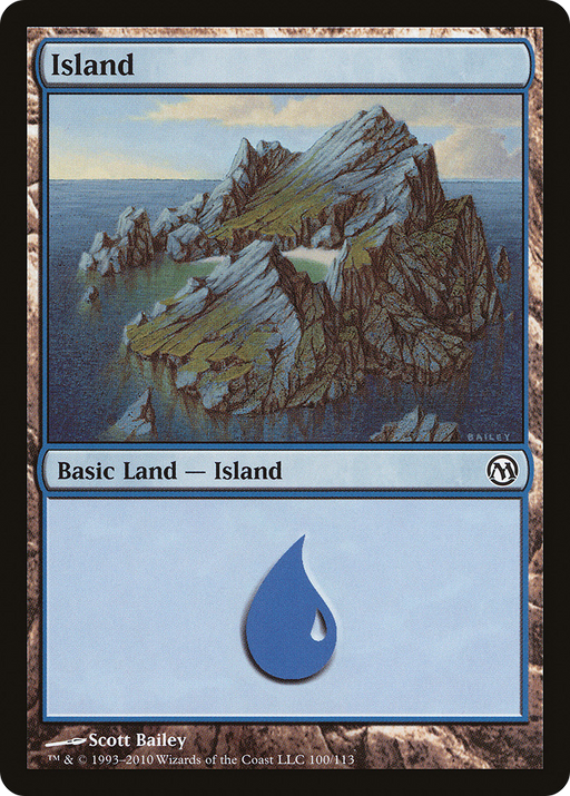 Island (100) (DPA-100) [Misc] Duels of the Planeswalkers MTG Single Wizards of the Coast