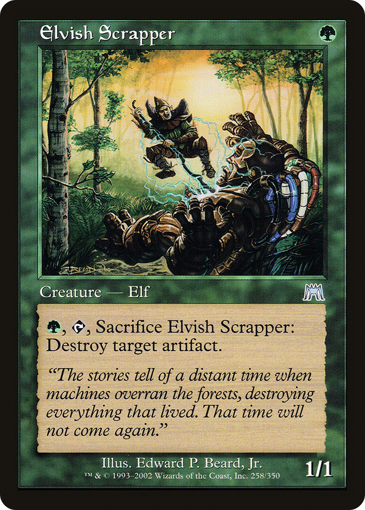 Elvish Scrapper (ONS-258) [Onslaught] Foil MTG Single Wizards of the Coast