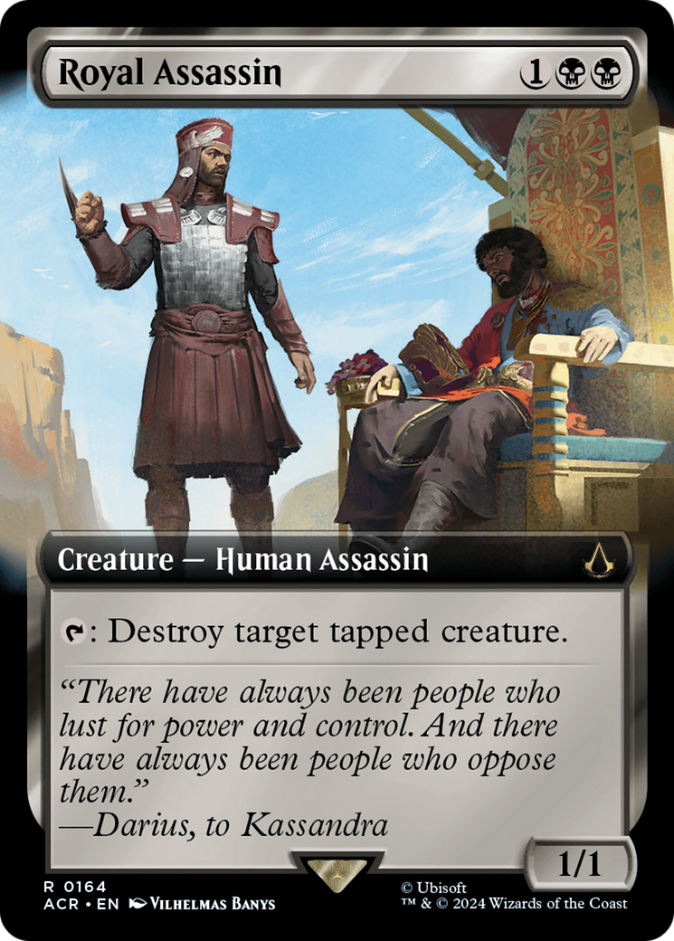 Royal Assassin (ACR-164) [Assassin's Creed] (Extended Art) MTG Single Wizards of the Coast