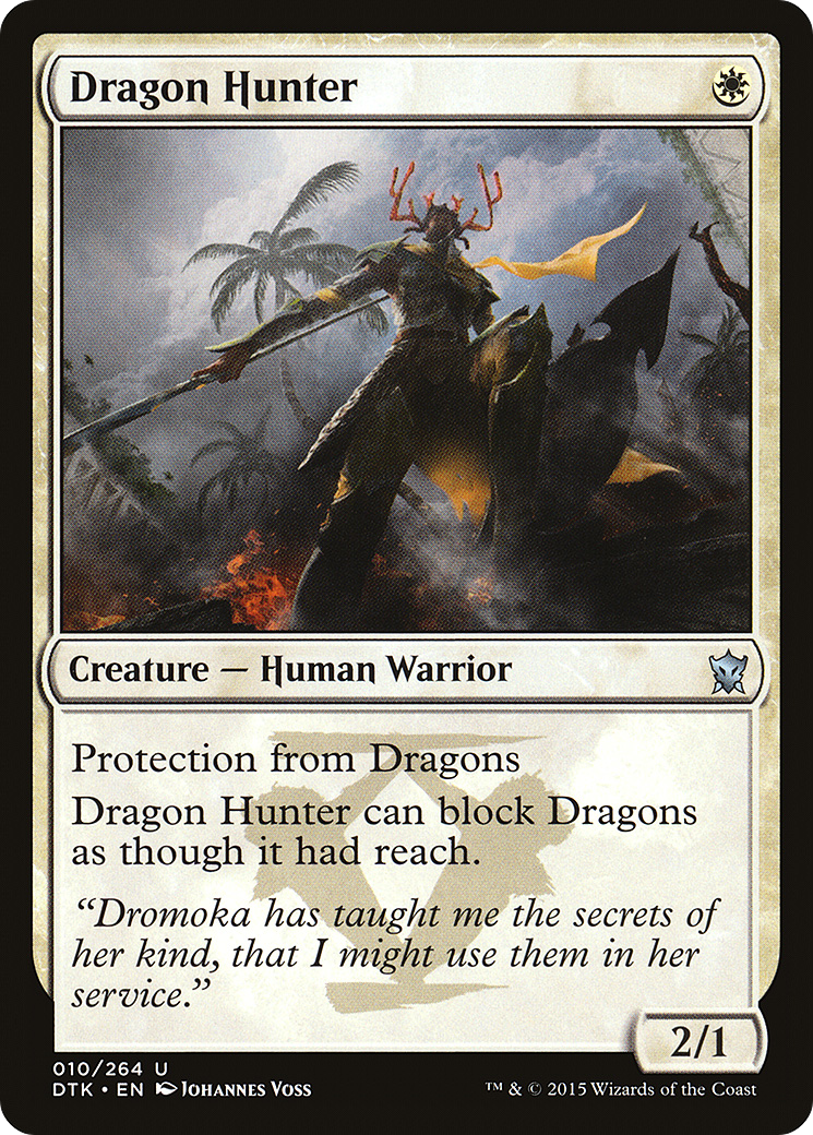 Dragon Hunter (DTK-010) [Dragons of Tarkir] MTG Single Wizards of the Coast