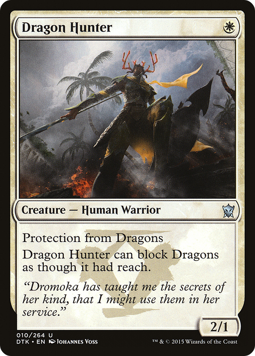 Dragon Hunter (DTK-010) [Dragons of Tarkir] MTG Single Wizards of the Coast