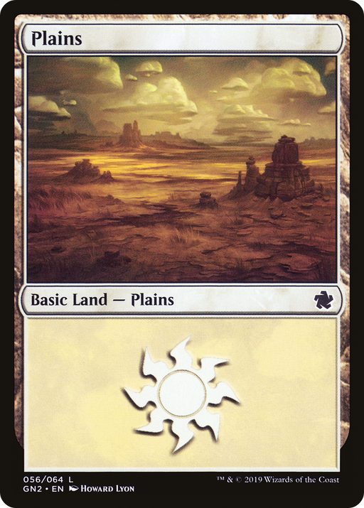 Plains (56) (GN2-056) [Misc] Game Night 2019 MTG Single Wizards of the Coast