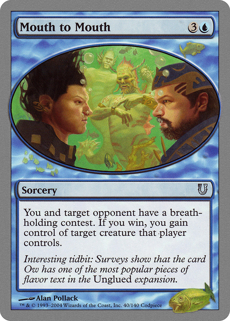Mouth to Mouth (UNH-040) [Unhinged] MTG Single Wizards of the Coast