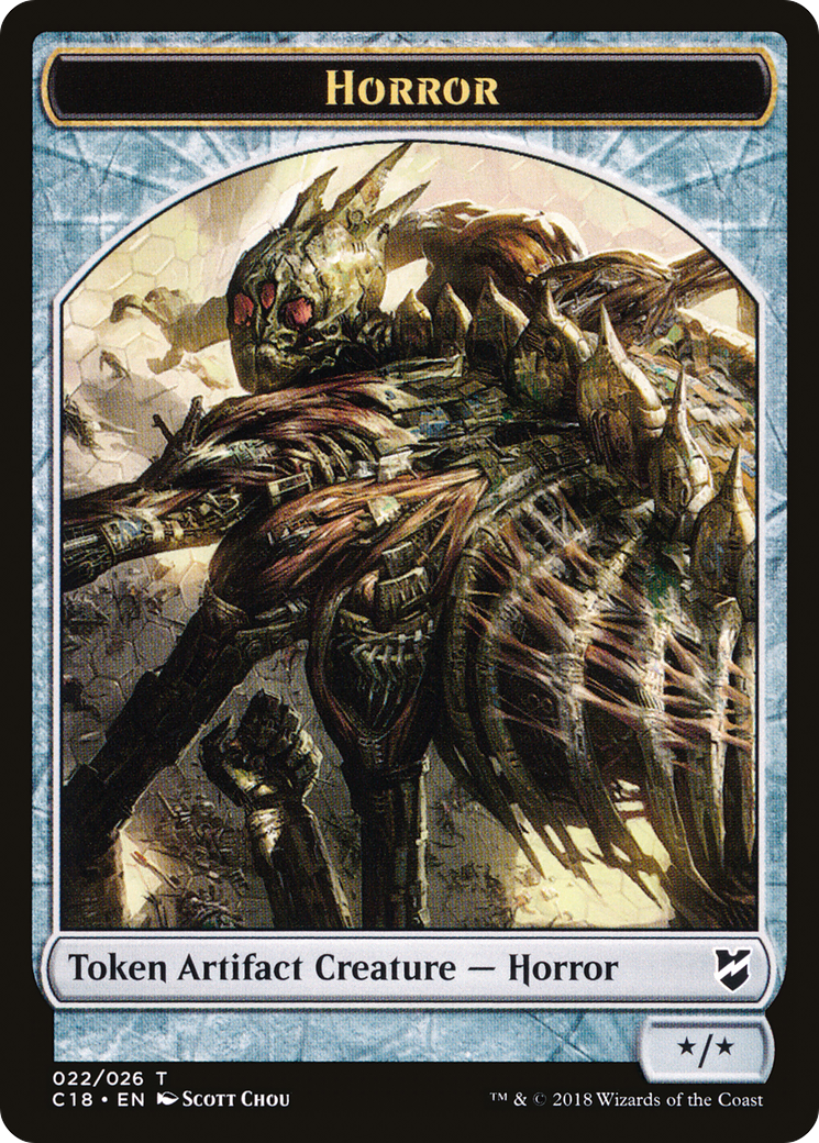 Horror (TC18-022) [Tokens] Commander 2018 Tokens MTG Single Wizards of the Coast