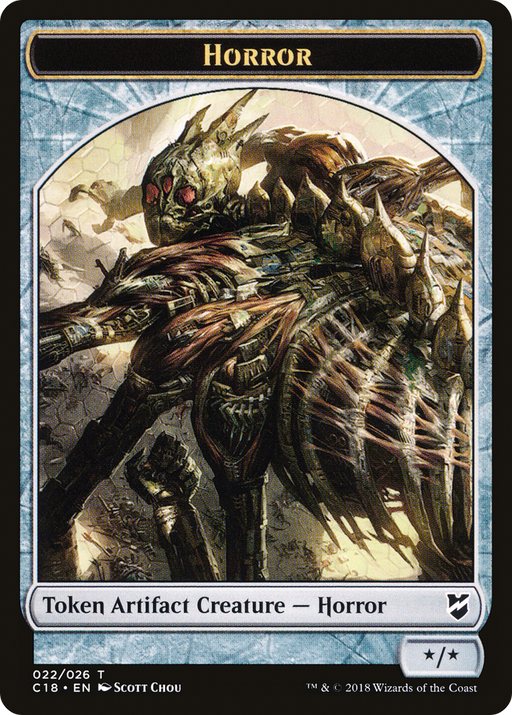 Horror (TC18-022) [Tokens] Commander 2018 Tokens MTG Single Wizards of the Coast