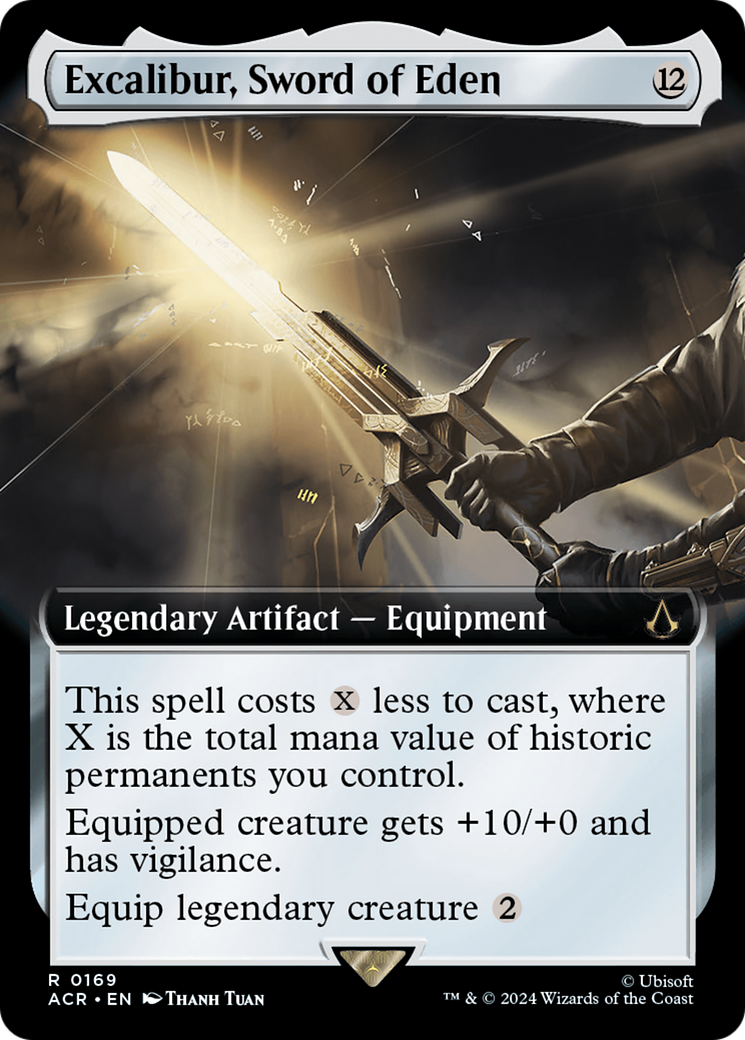 Excalibur, Sword of Eden (ACR-169) [Assassin's Creed] (Extended Art) MTG Single Wizards of the Coast