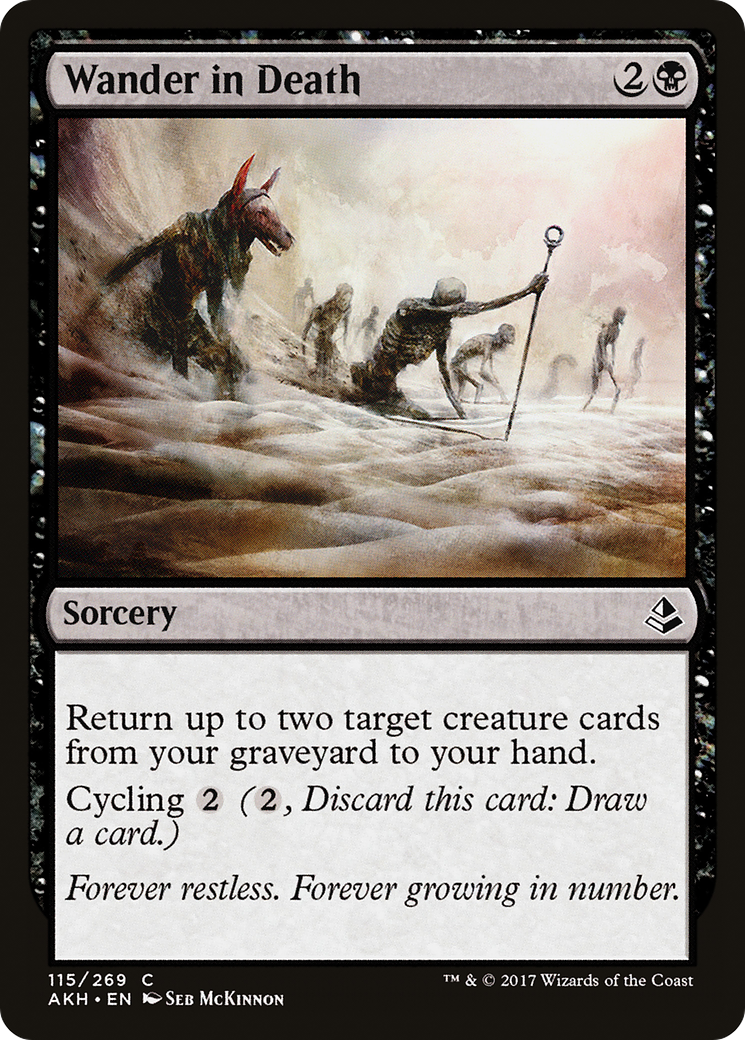 Wander in Death (AKH-115) [Amonkhet] MTG Single Wizards of the Coast