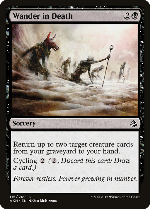 Wander in Death (AKH-115) [Amonkhet] MTG Single Wizards of the Coast