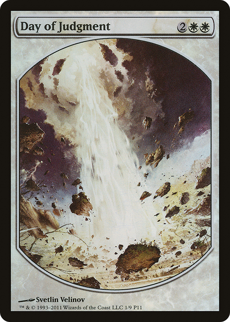 Day of Judgment (MPRP-001) [Misc] Magic Player Rewards 2011 Foil MTG Single Wizards of the Coast