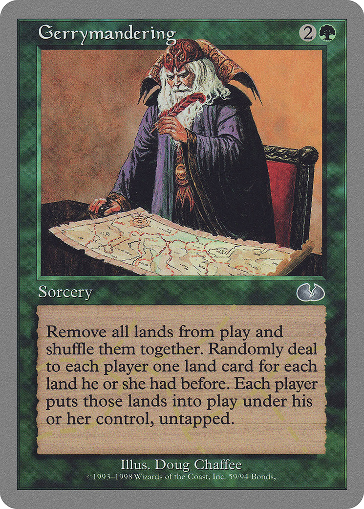 Gerrymandering (UGL-059) [Unglued] MTG Single Wizards of the Coast
