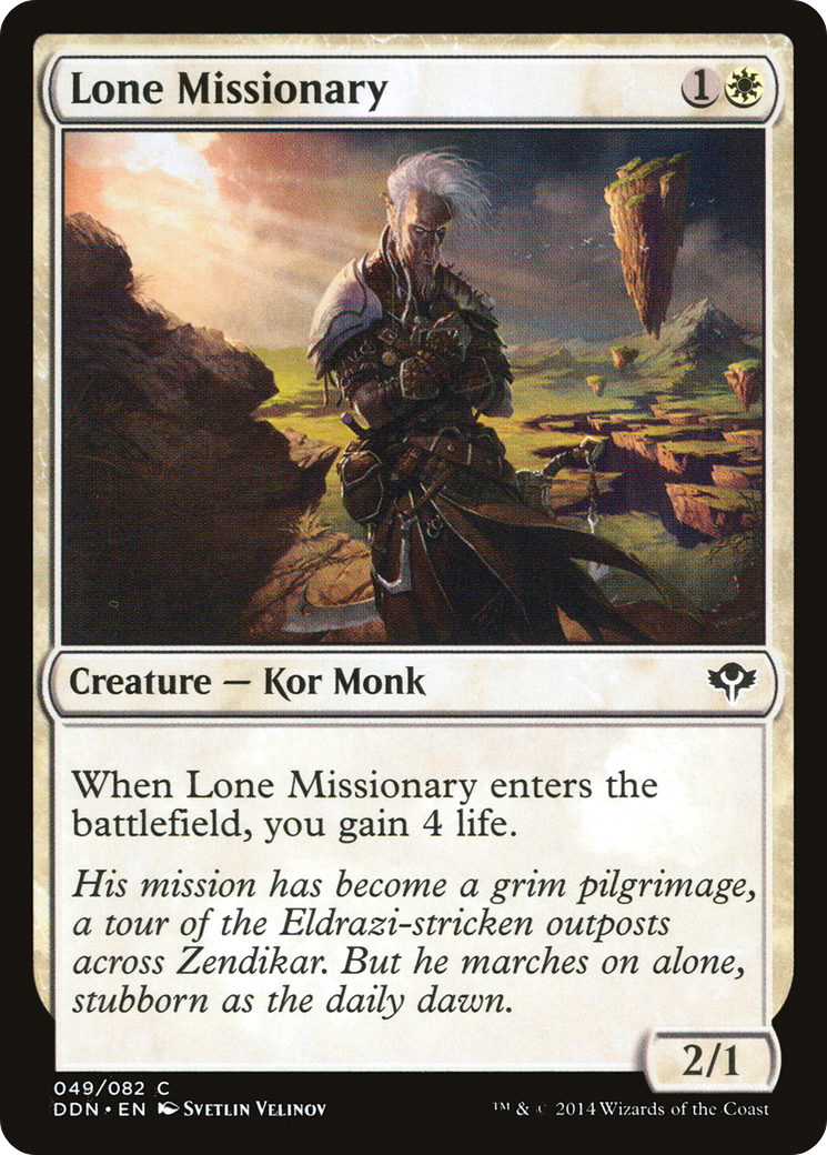 Lone Missionary (DDN-049) [Misc] Duel Decks: Speed vs. Cunning MTG Single Wizards of the Coast