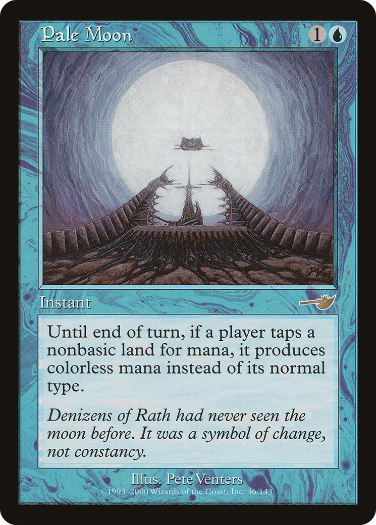 Pale Moon (NMS-036) [Nemesis] MTG Single Wizards of the Coast
