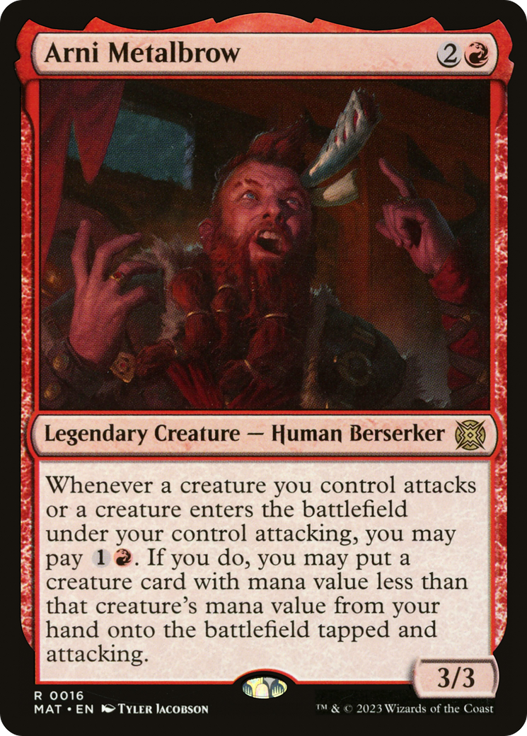 Arni Metalbrow (MAT-016) [March of the Machine: The Aftermath] MTG Single Wizards of the Coast