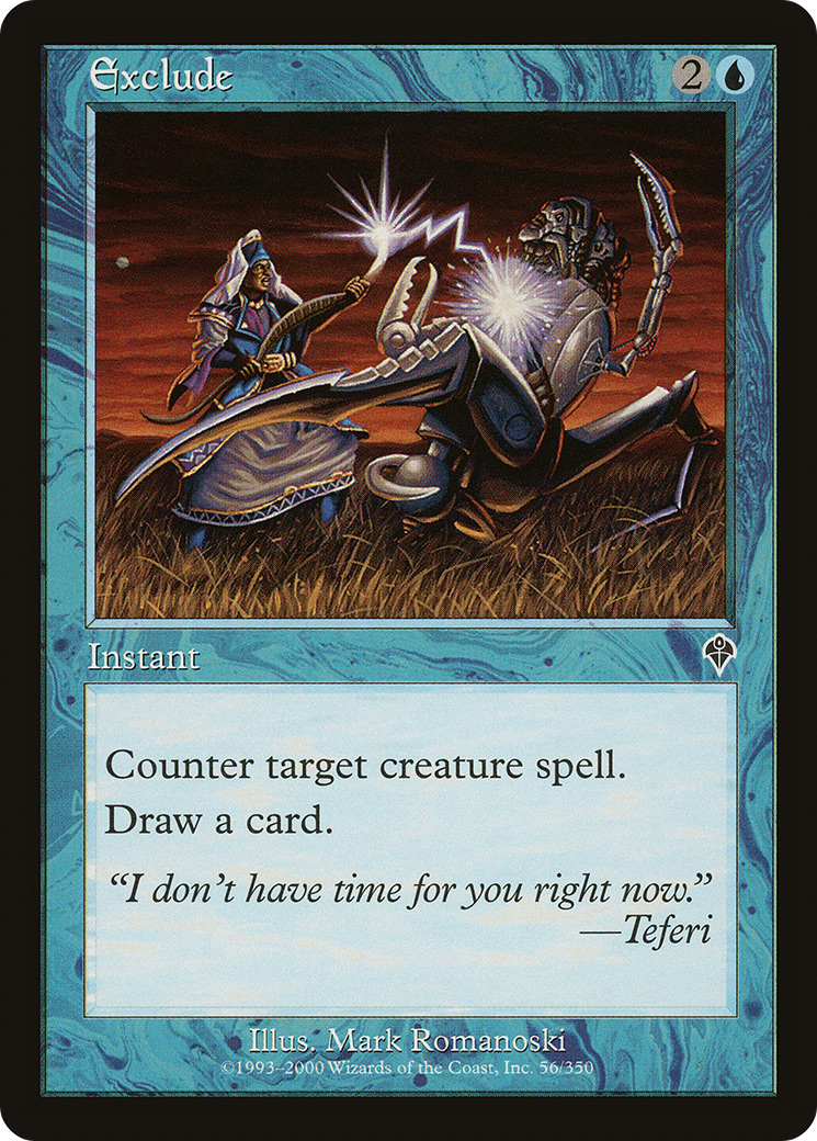 Exclude (INV-056) [Invasion] MTG Single Wizards of the Coast