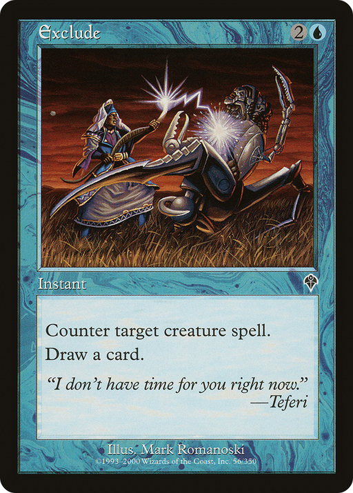 Exclude (INV-056) [Invasion] MTG Single Wizards of the Coast