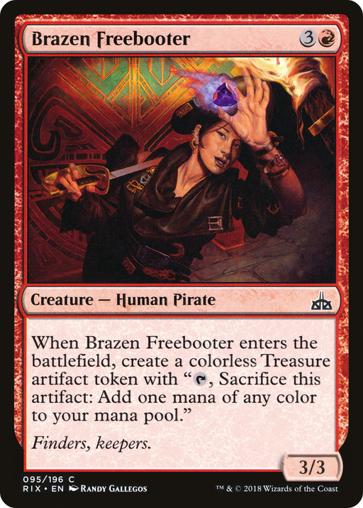Brazen Freebooter (RIX-095) [Rivals of Ixalan] MTG Single Wizards of the Coast