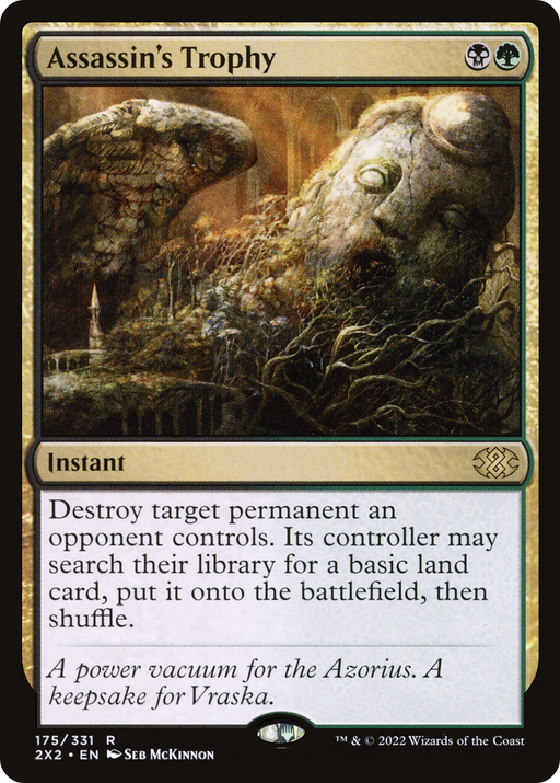 Assassin's Trophy (2X2-175) [Double Masters 2022] MTG Single Wizards of the Coast