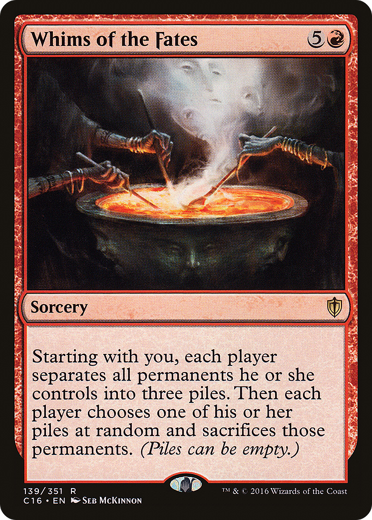 Whims of the Fates (C16-139) [Commander 2016] MTG Single Wizards of the Coast