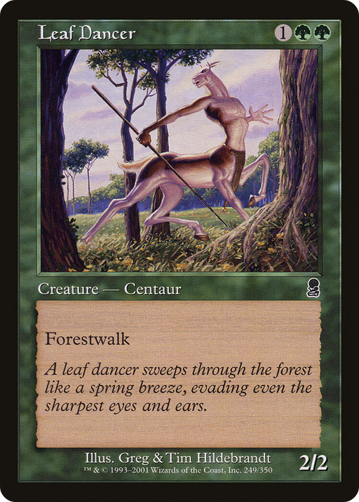 Leaf Dancer (ODY-249) [Odyssey] Foil MTG Single Wizards of the Coast