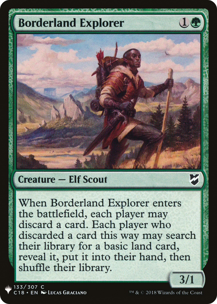 Borderland Explorer (LIST-C18-133) [Mystery Booster] The List MTG Single Wizards of the Coast