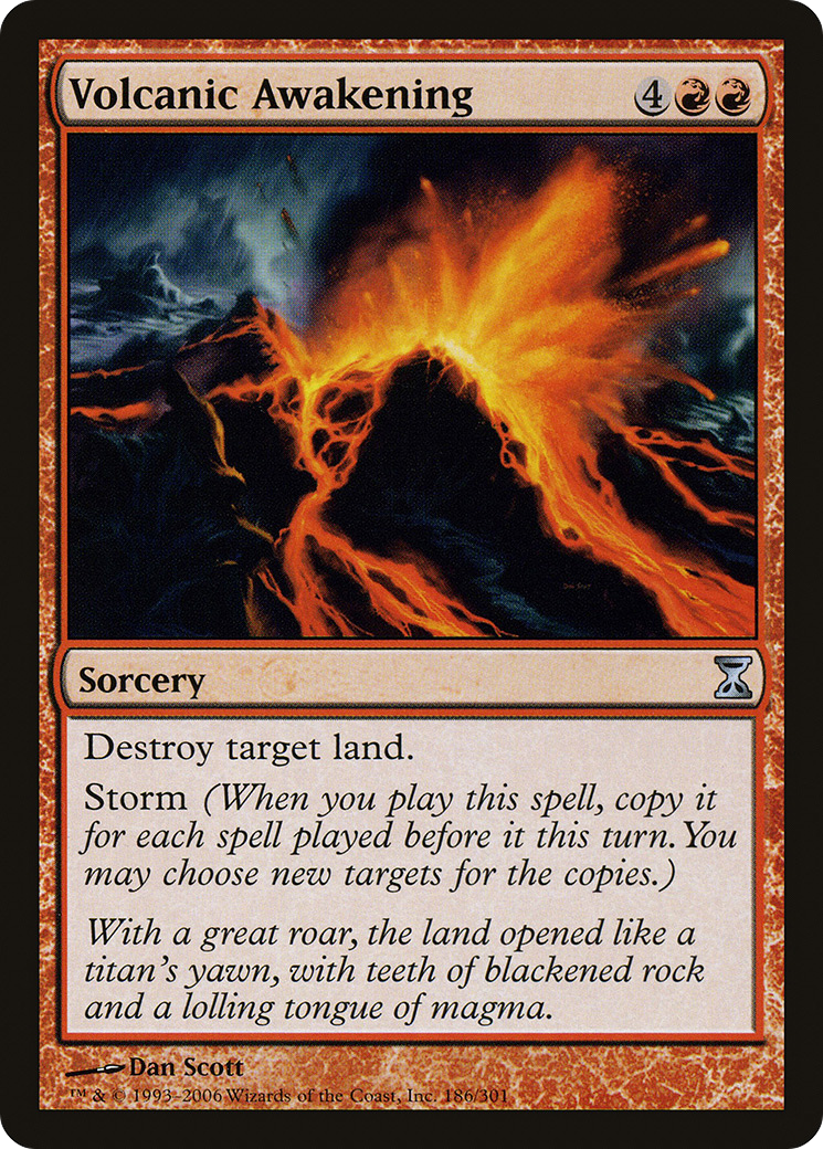 Volcanic Awakening (TSP-186) [Time Spiral] MTG Single Wizards of the Coast