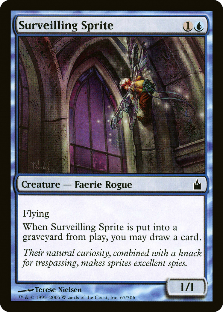 Surveilling Sprite (RAV-067) [Ravnica: City of Guilds] Foil MTG Single Wizards of the Coast