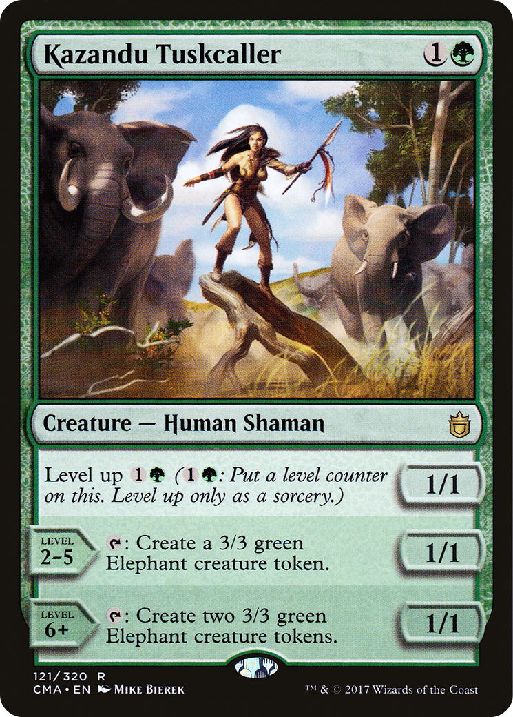 Kazandu Tuskcaller (CMA-121) [Commander Anthology] MTG Single Wizards of the Coast