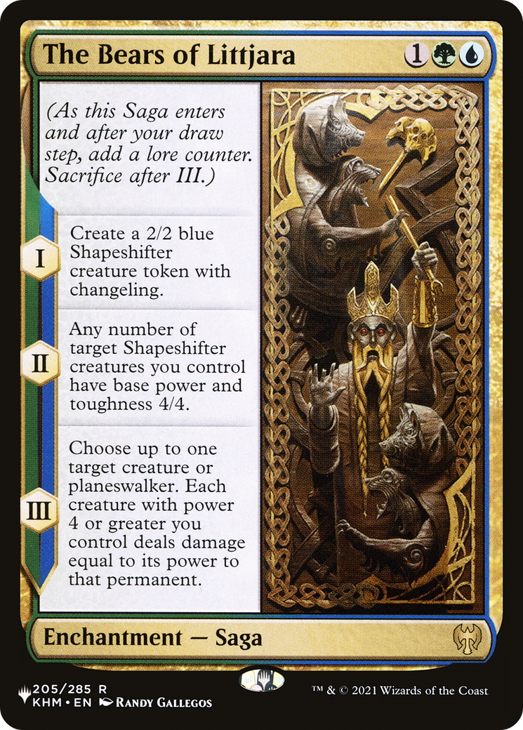 The Bears of Littjara (KHM) (LIST-205) [Mystery Booster] The List Reprints MTG Single Wizards of the Coast