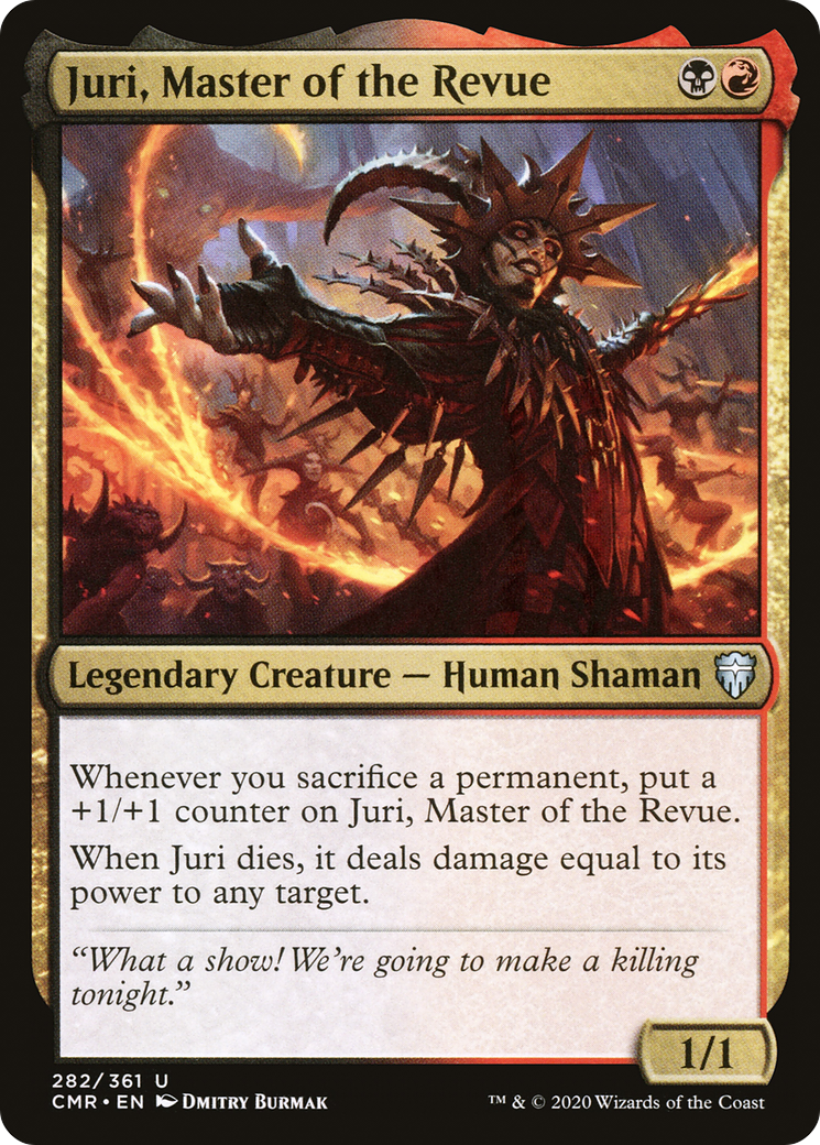 Juri, Master of the Revue (CMR-282) [Commander Legends] MTG Single Wizards of the Coast