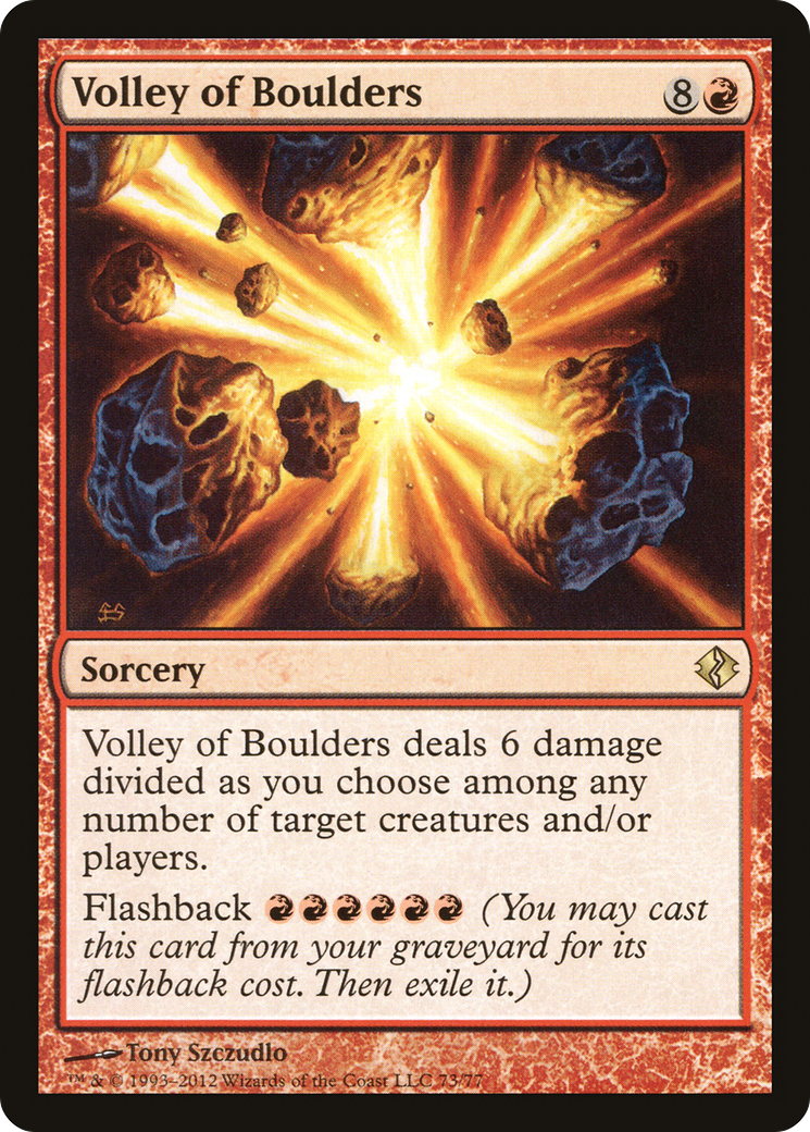 Volley of Boulders (DDI-073) [Misc] Duel Decks: Venser vs. Koth MTG Single Wizards of the Coast
