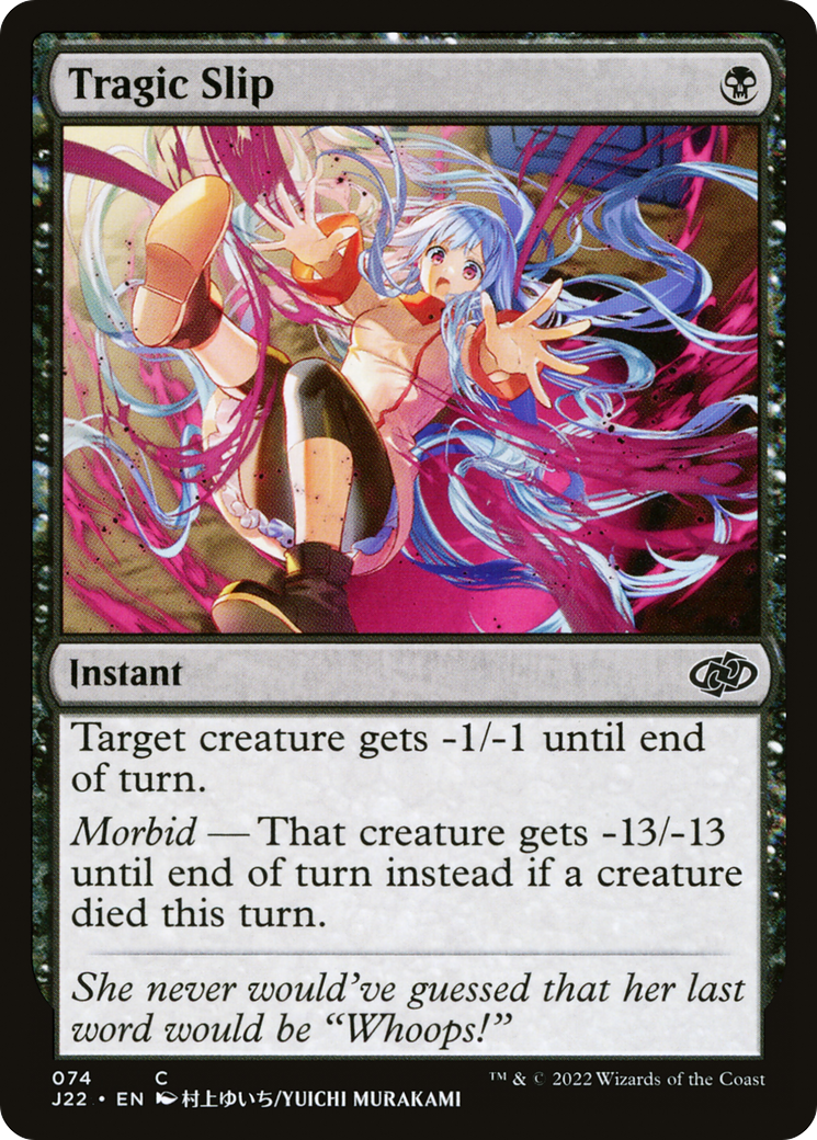 Tragic Slip (J22-074) [Jumpstart 2022] MTG Single Wizards of the Coast