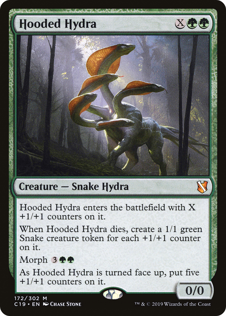 Hooded Hydra (C19-172) [Commander 2019] MTG Single Wizards of the Coast