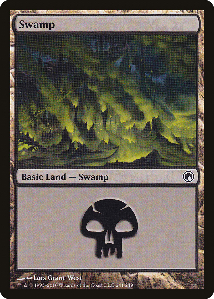Swamp (SOM-241) [Scars of Mirrodin] Foil MTG Single Wizards of the Coast