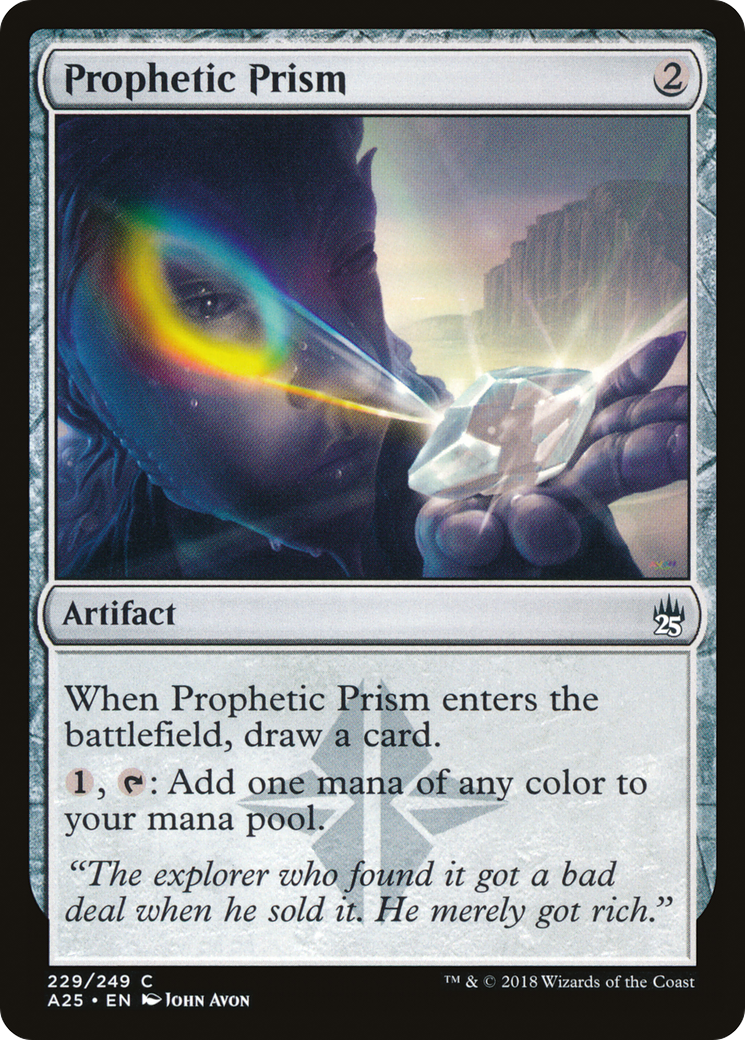 Prophetic Prism (A25-229) [Masters 25] Foil MTG Single Wizards of the Coast