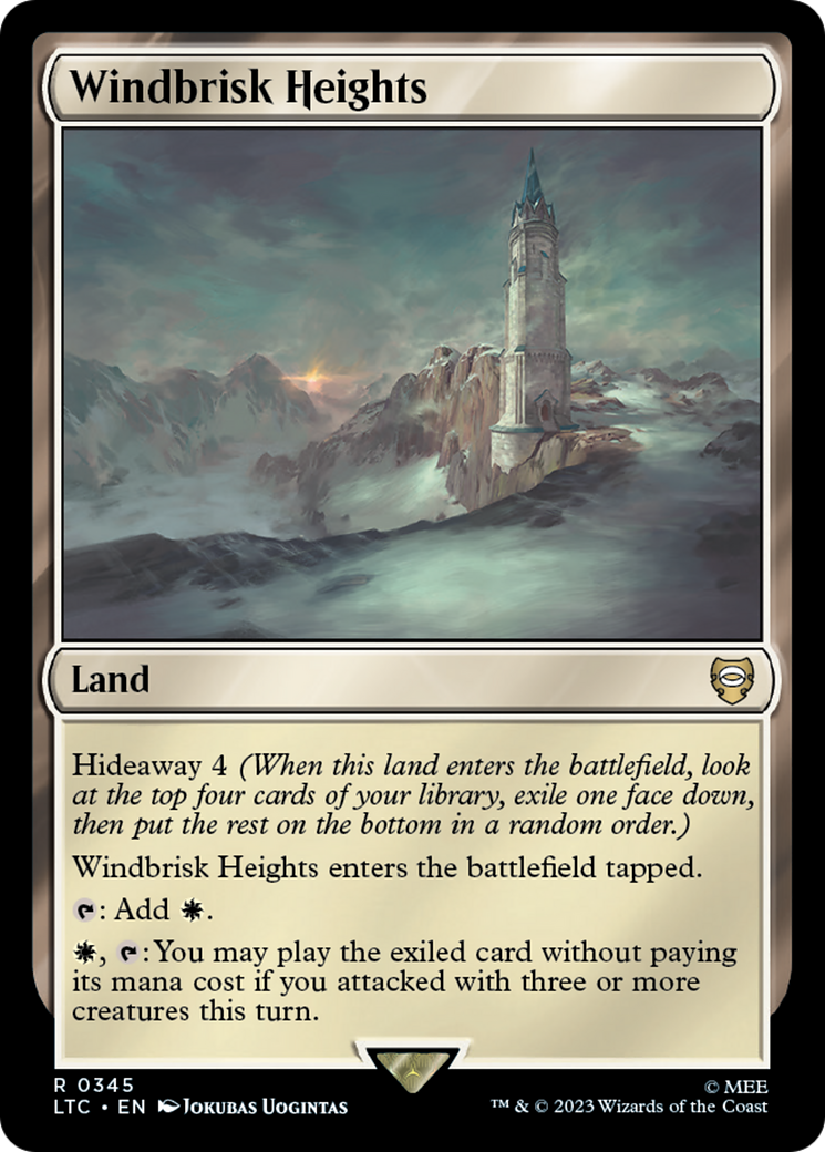 Windbrisk Heights (LTC-345) [Tales of Middle-earth Commander] MTG Single Wizards of the Coast
