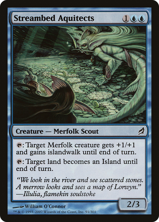 Streambed Aquitects (LRW-091) [Lorwyn] MTG Single Wizards of the Coast