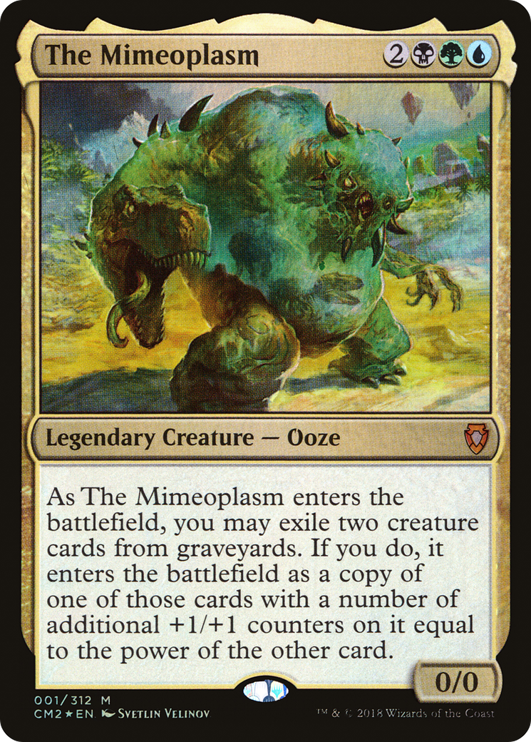 The Mimeoplasm (CM2-001) [Commander Anthology Volume II] Foil MTG Single Wizards of the Coast