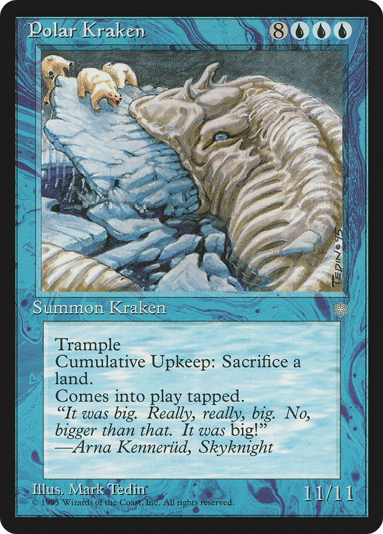 Polar Kraken (ICE-089) [Ice Age] MTG Single Wizards of the Coast
